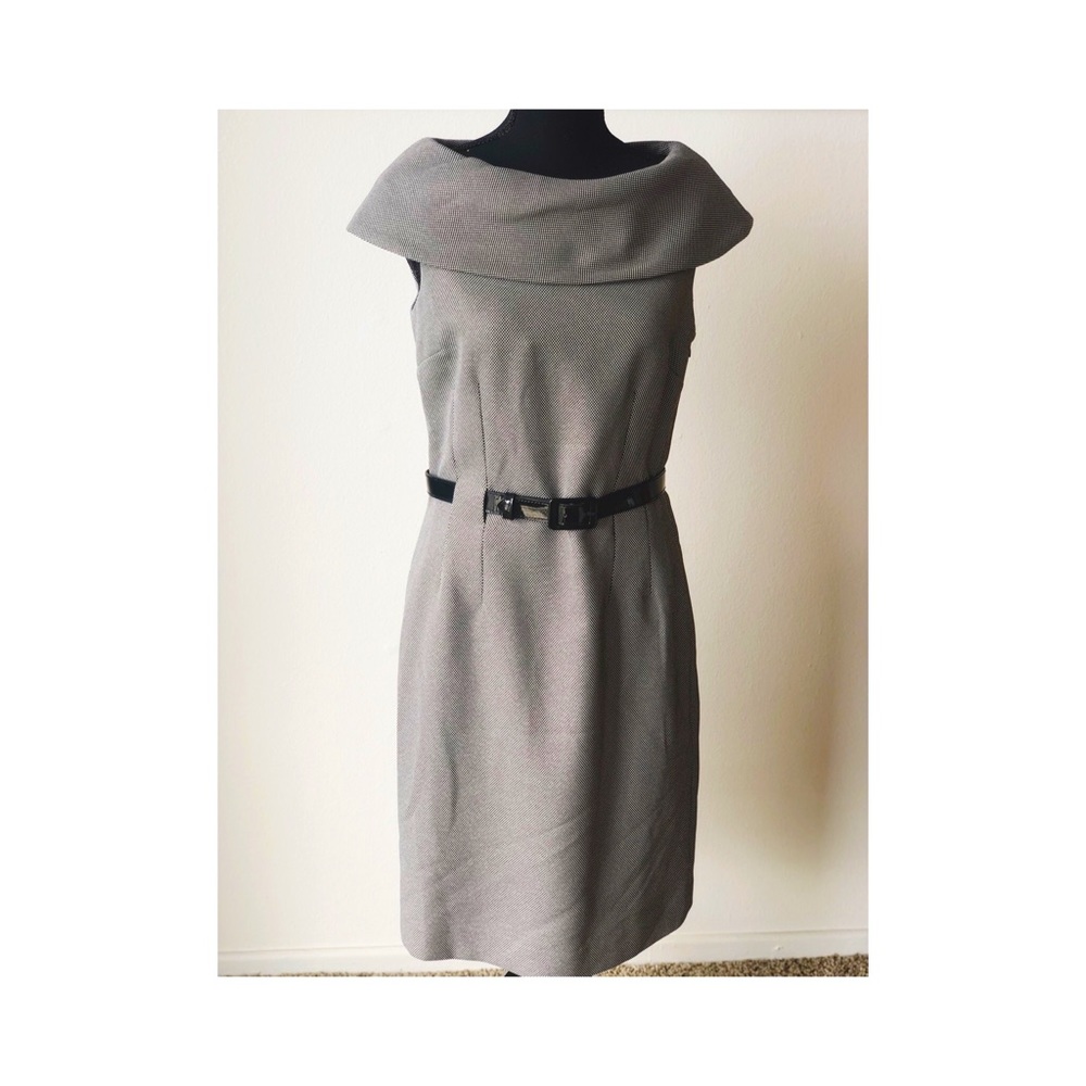 Grey Tahari dress. Lightly worn.